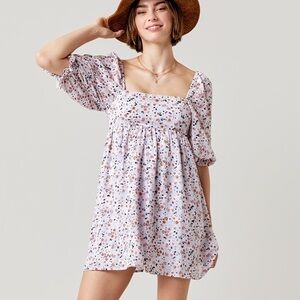 Francesca’s Floral Babydoll Dress